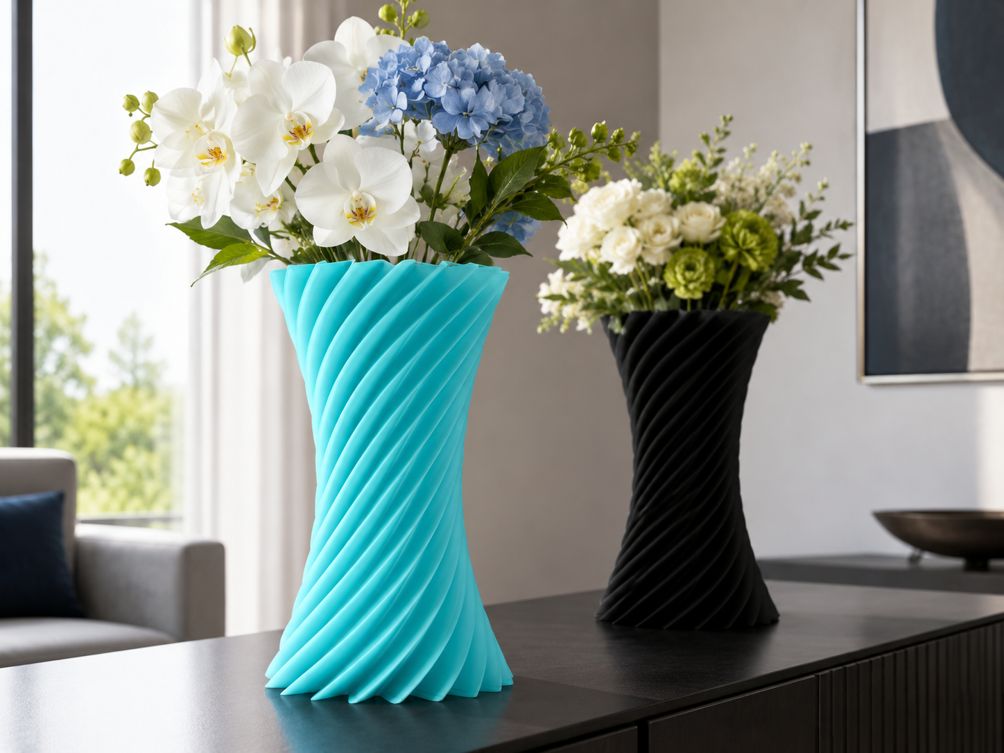 Martina Spiral Vase - Twist Helix | Vase Mode