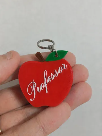 Llavero: Chaveiro Professor / Professora – Maçã — vista de referencia 2