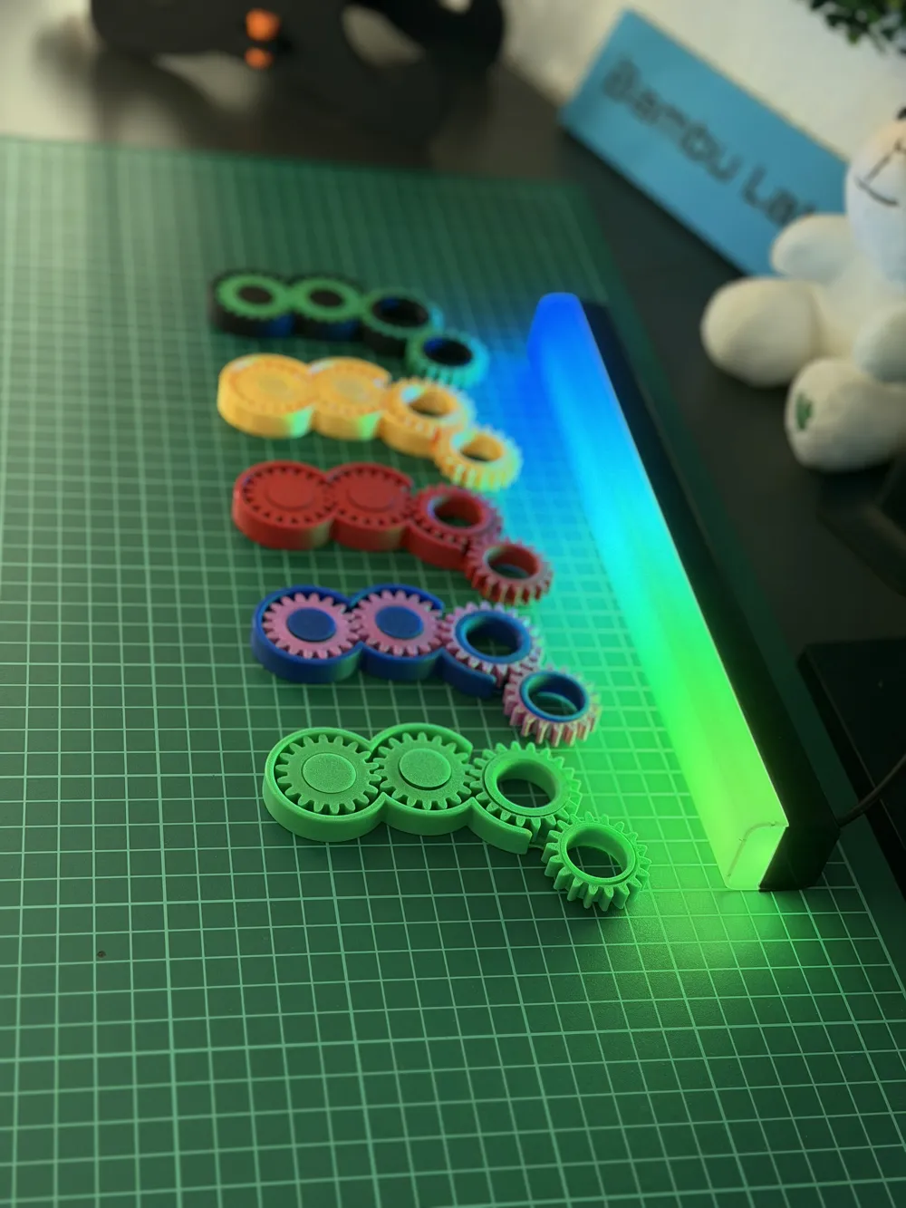 Fidget gear - Print in place - Free 3D Print Model - MakerWorld