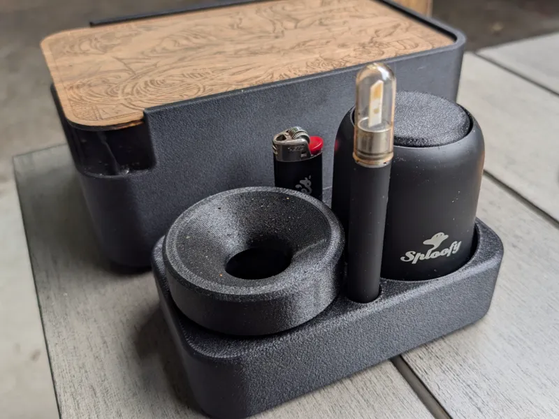 OmmmBudsMan - Ash tray, Sploofy, Lighter, Tools