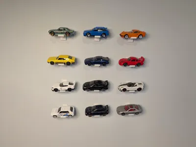 Hot Wheels Wall Mount Display Holder