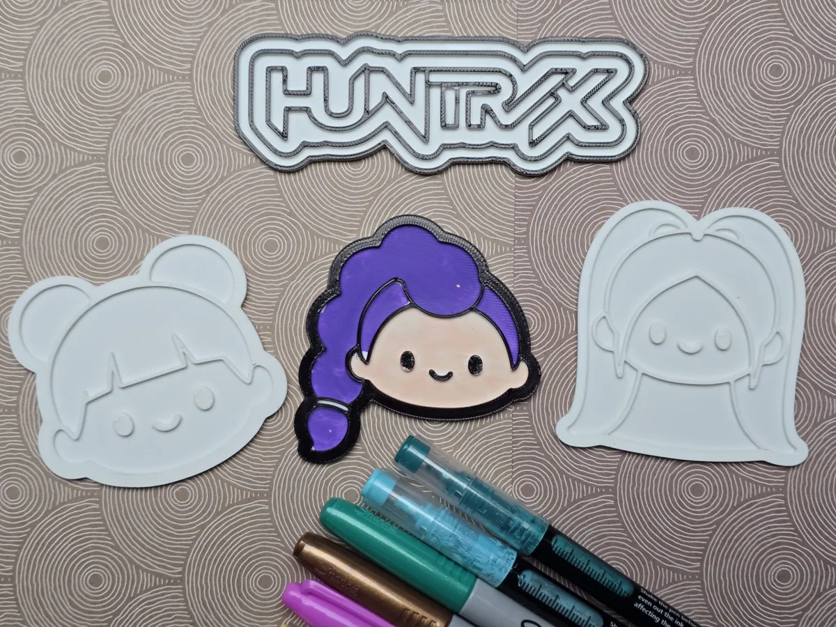 Abbigliamento Streetwear KPop Set 2 Pezzi Felpa Con Cappuccio E Pantaloni KPop Demon Hunters - Stampa Anime Streetwear Unisex Stampato