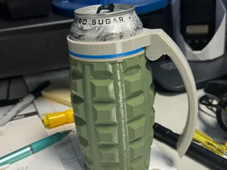 16oz grenade koozie