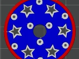 Scx30 1.3 Wheel Stars with 6mm, 8mm, and 10mm