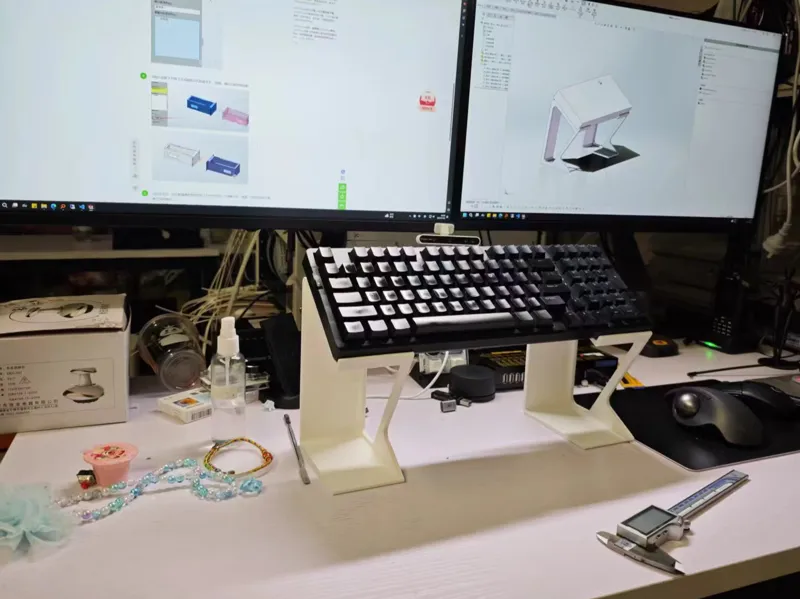 Desk Height Extender for Keyboard