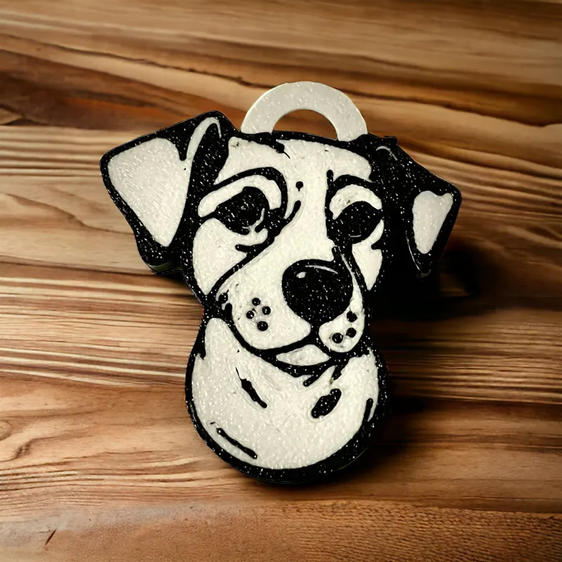 Dog keychain