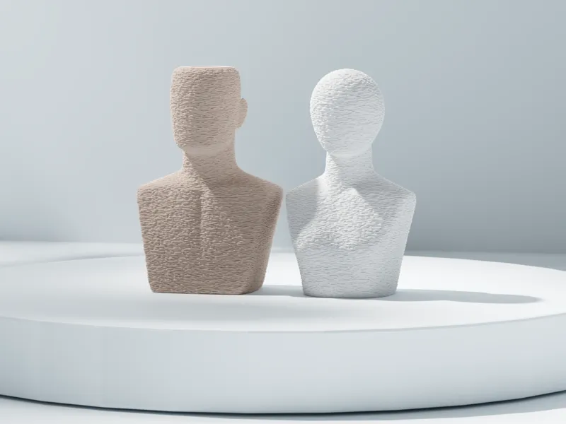 093 Abstract Human Bust