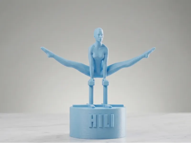 Gymnast Statue – Straddle V-Sit Pose