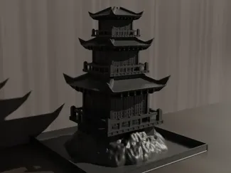 Japanese Tower Incense Burner