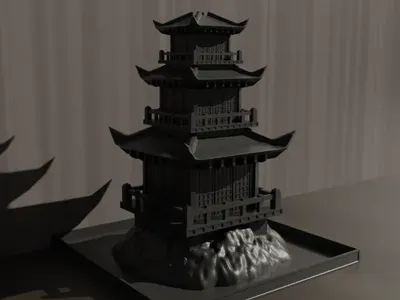 Japanese Tower Incense Burner
