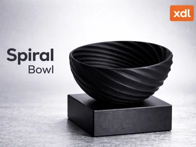 Detailed Spiral Bowl