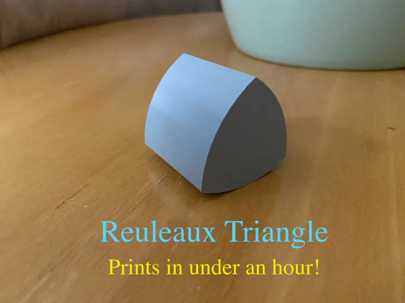 Reuleaux Triangle (Solid of constant width)