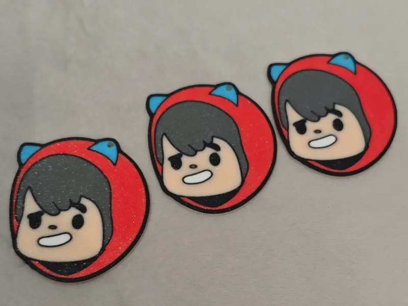 Zeke Toca Boca Keychain