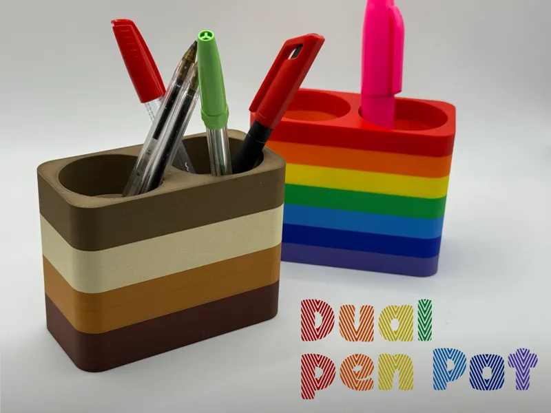 Dual Pen Pot