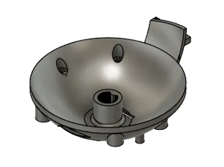 Sony aibo ERS-1000 right hip cup prosthesis