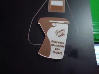 Espresso macchiato - Tommy Cash. Anche Keychain!