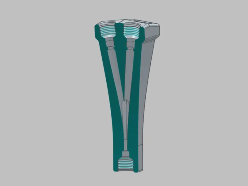 Smooth 4-Way Filament Guide