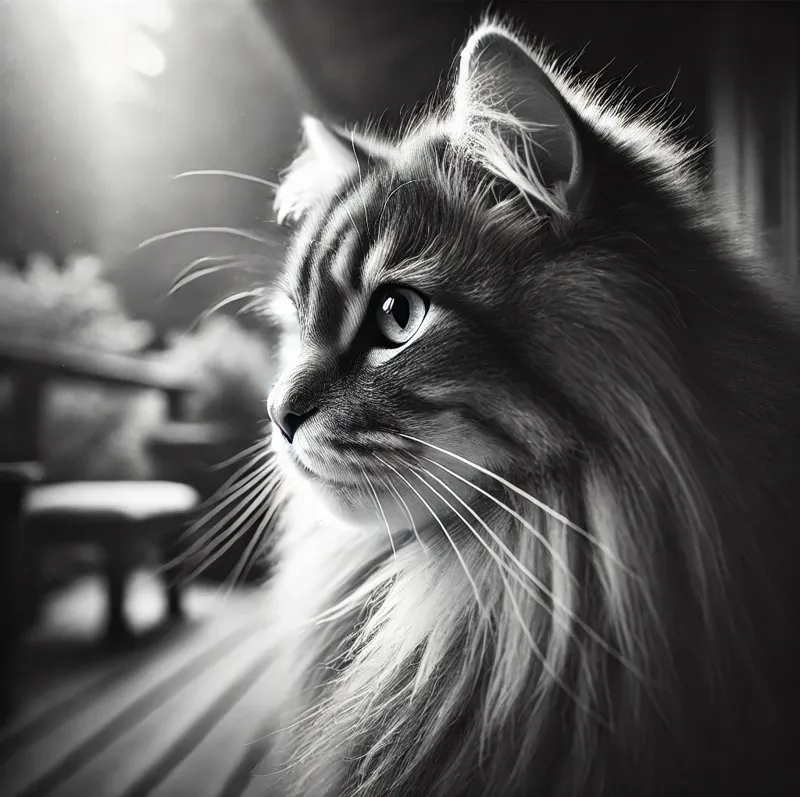 Norwegian Forest Cat Hueforge Decor