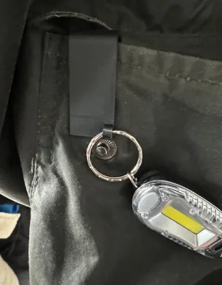 Reflector or keychain clip