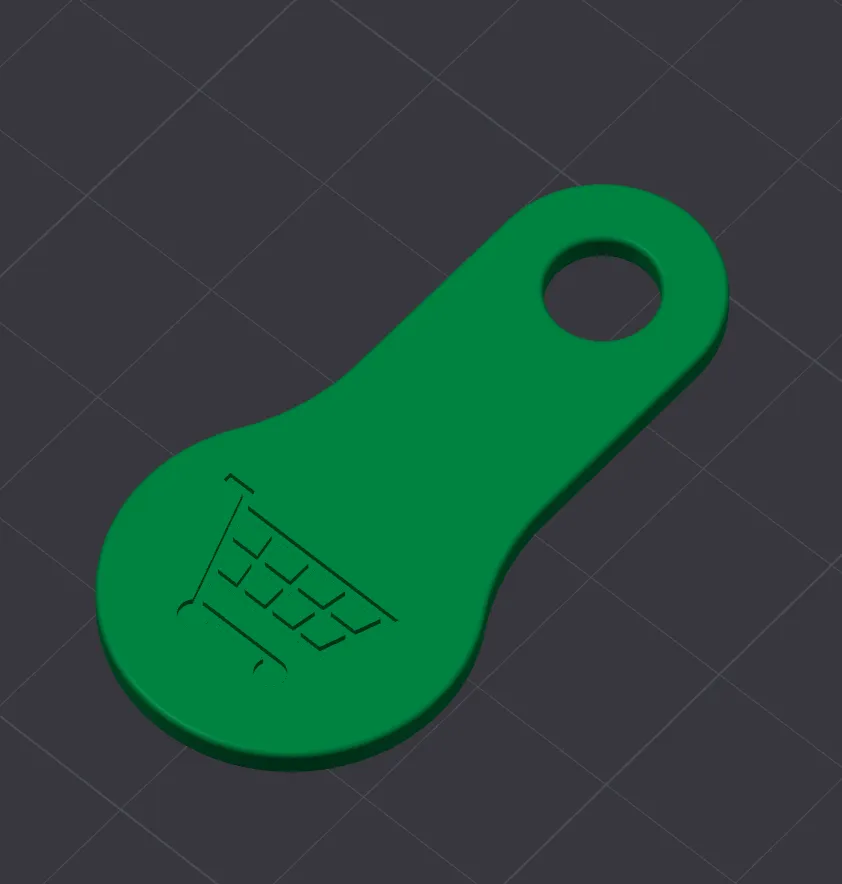 Shopping Cart Coin by domidns MakerWorld