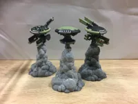 Socle de vol Warhammer 32mm — photo 1
