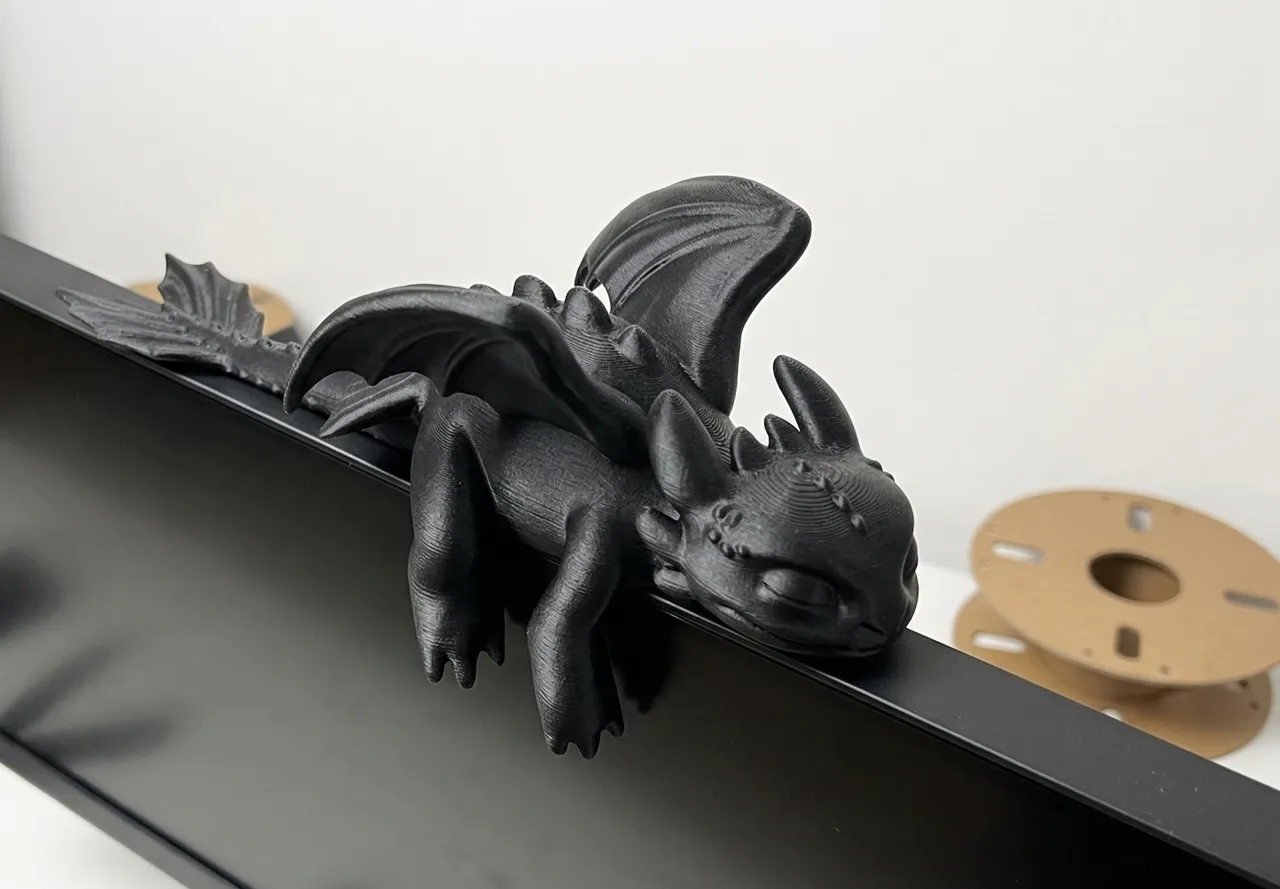 Sleeping Night Fury/ Toothless Monitor view 3