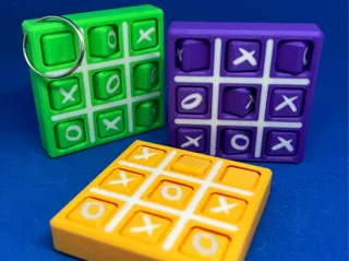 TicTacToe - Small Keychain IV