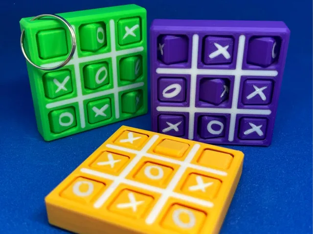 TicTacToe - Small Keychain IV