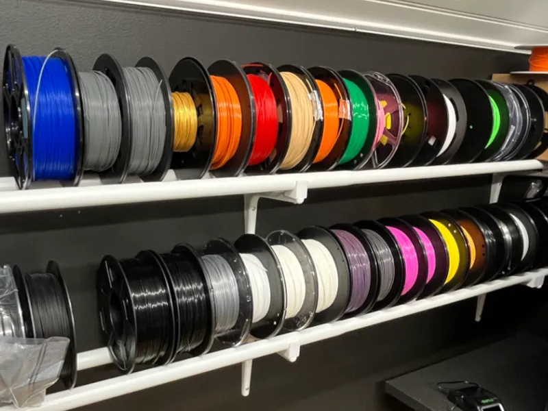 Filament spool rack IKEA HUGAD + SIBBHULT