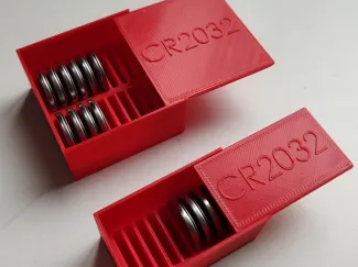 Battery box for 10 or 20 CR2032 cells