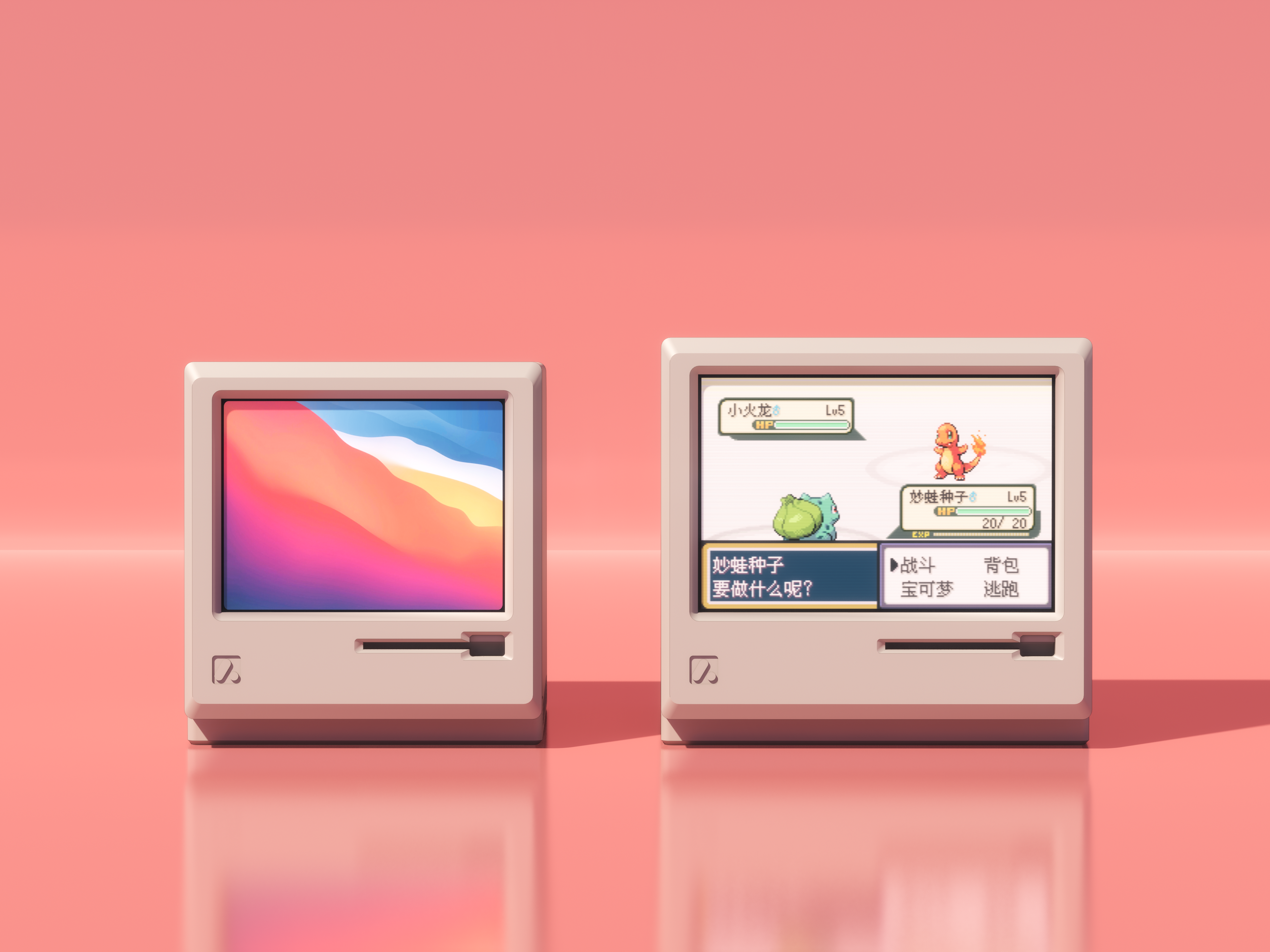 Miniatura 2 do modelo 3D Mōcintosh 摸鱼小副屏