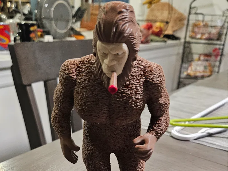 Bigfoot Smoking A Cigar