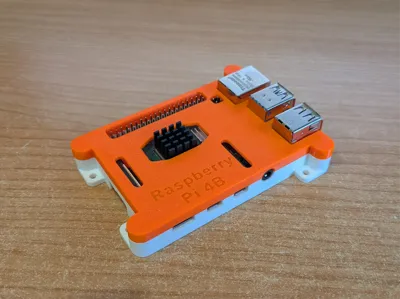 Raspberry Pi4B Magnetic Case low profile