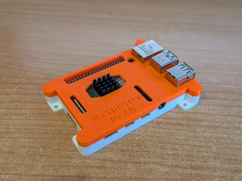 Raspberry Pi4B Magnetic Case low profile