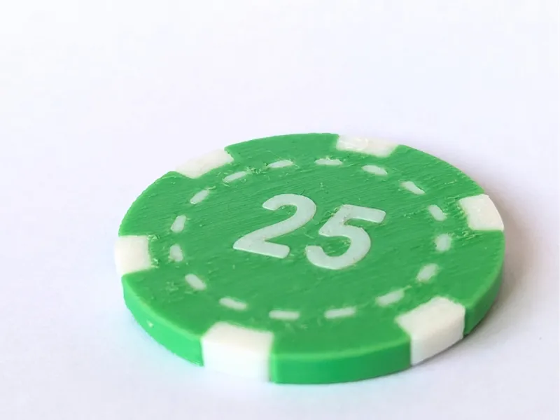 25 chip for poker game 39mm