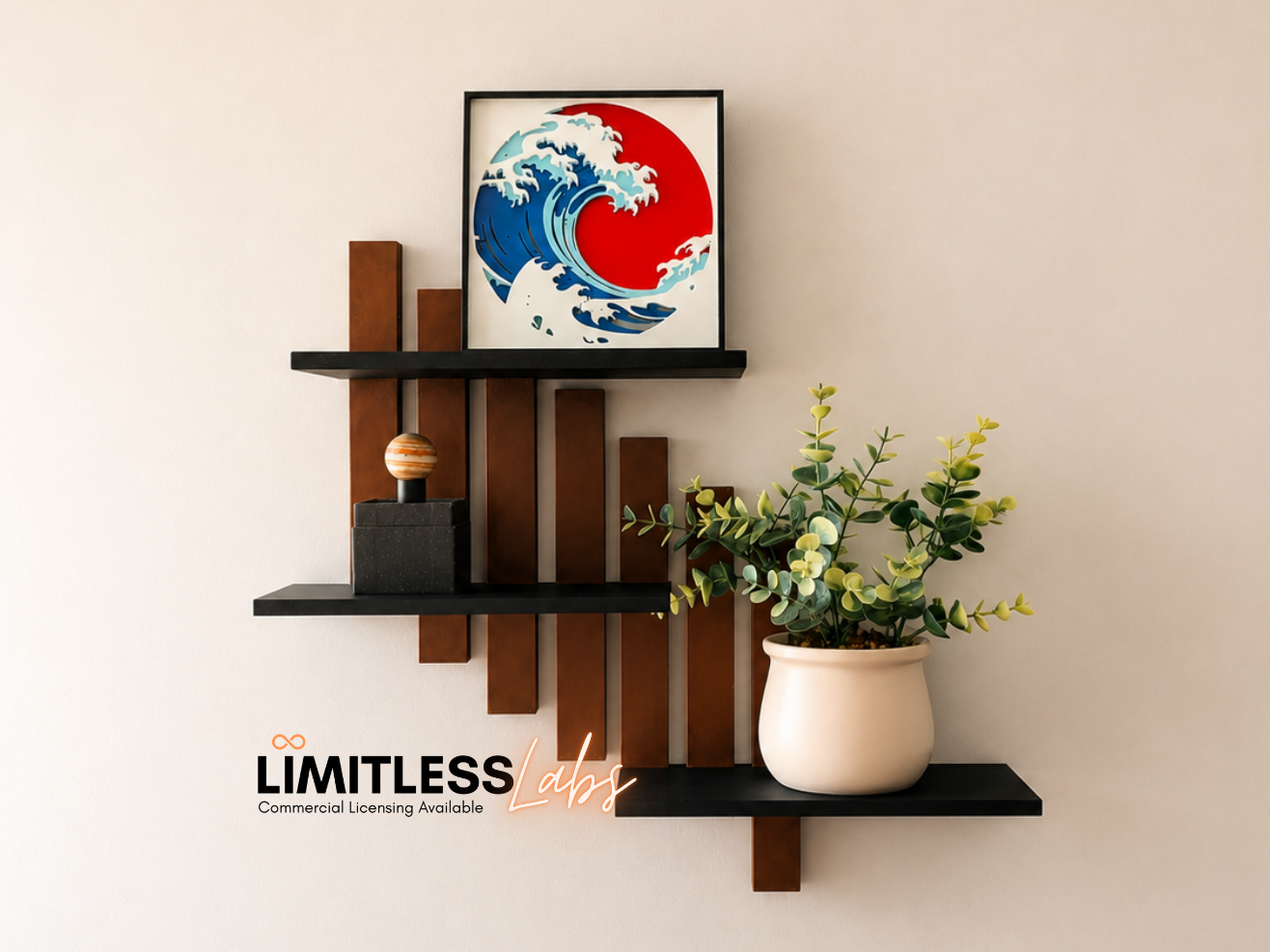 Cascade Slat Wall Shelf - 1