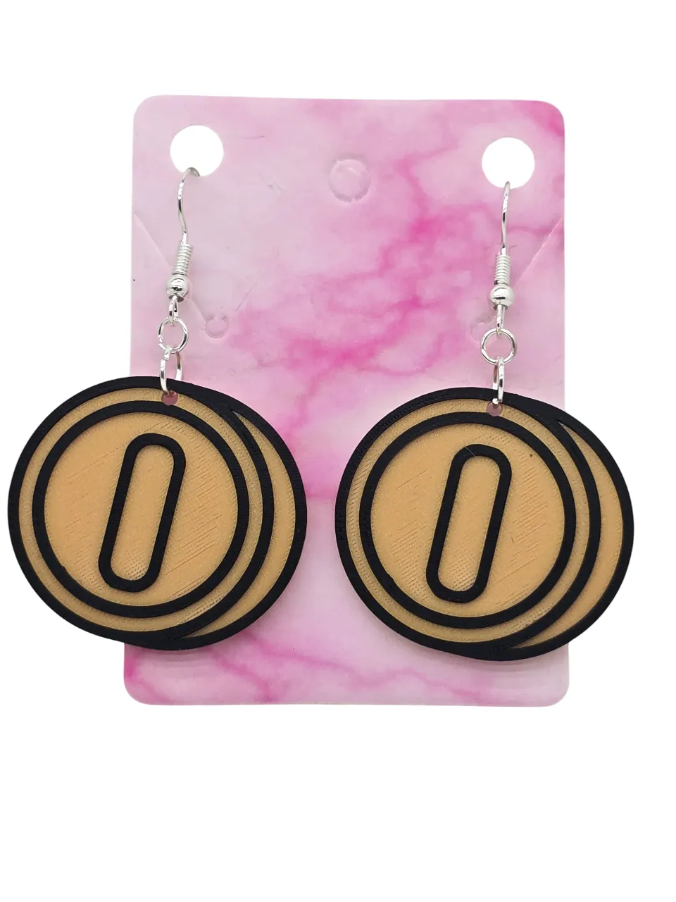 Mario World Earrings pt 1 view 4