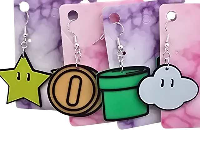 Mario World Earrings pt 1