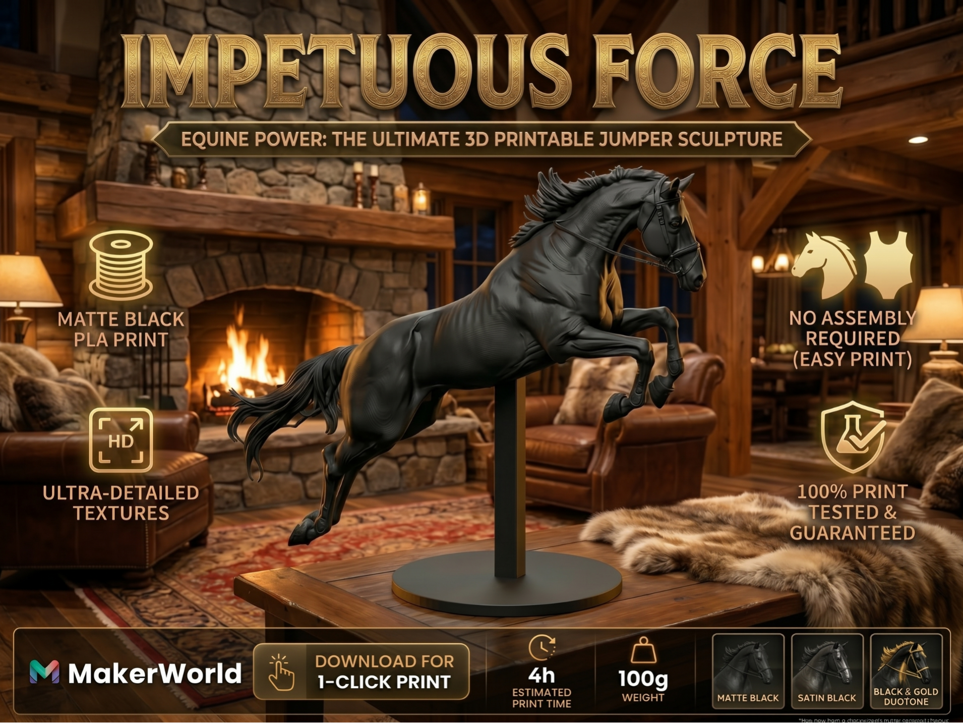 Impetuous Force Black Horse