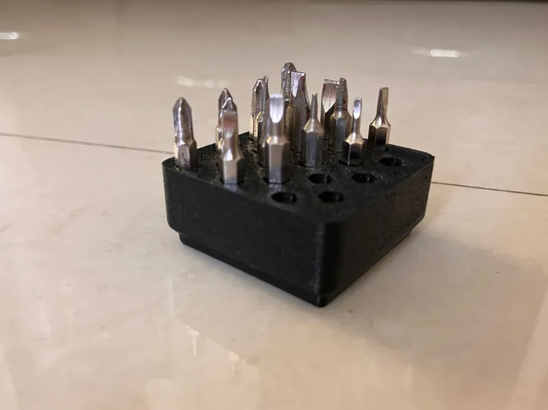 1/8" hex bit gridfinity holder (ultralight)