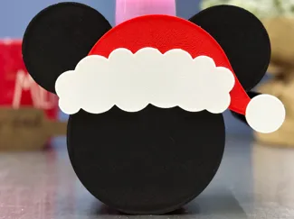 Christmas Mickey Bath and Body Soap Holder