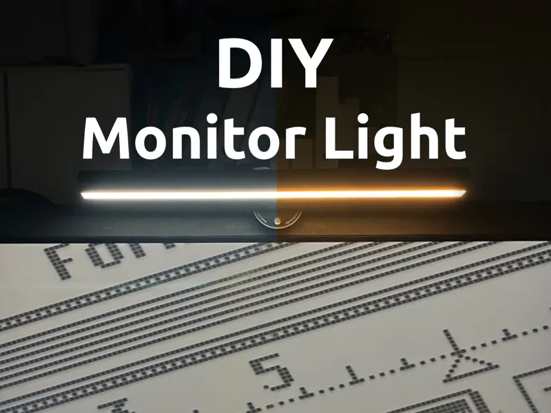 DIY Monitor Light Bar