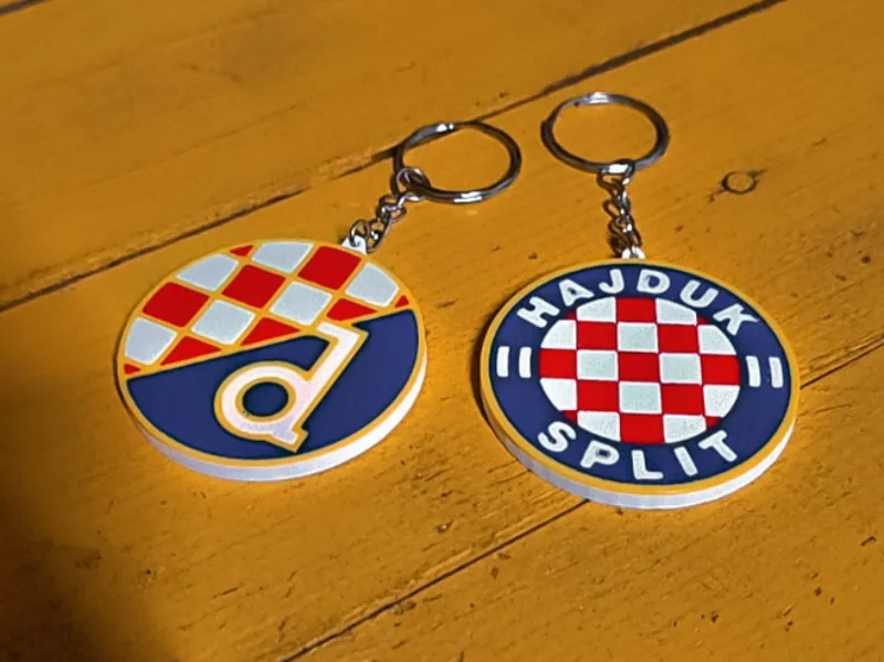 Hajduk & Dinamo keychain