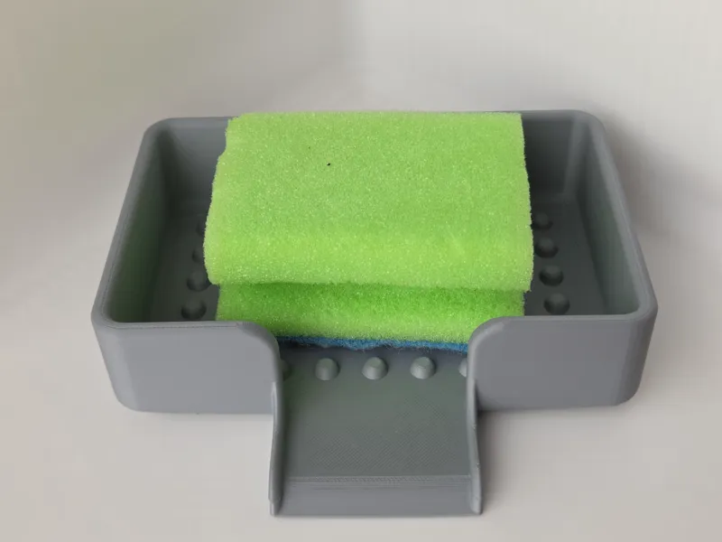Sponge Holder / Sink Organizer with Drain