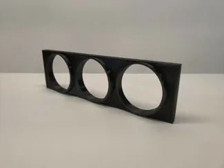 Single or tripel Din Radio Gauge Pod