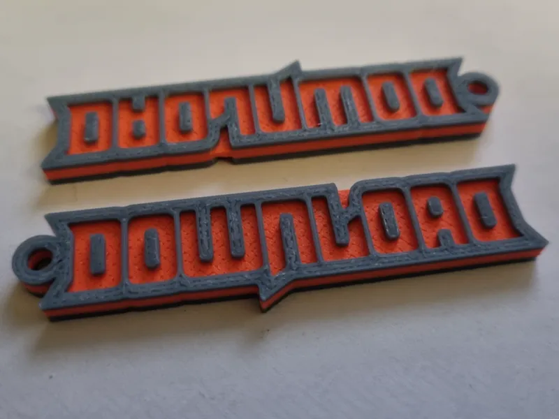 Download Festival Keychain 2 Sided Remix