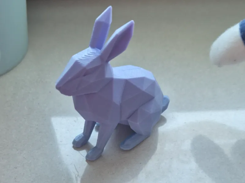 Easter Hexagonic Bunny Figure Decor