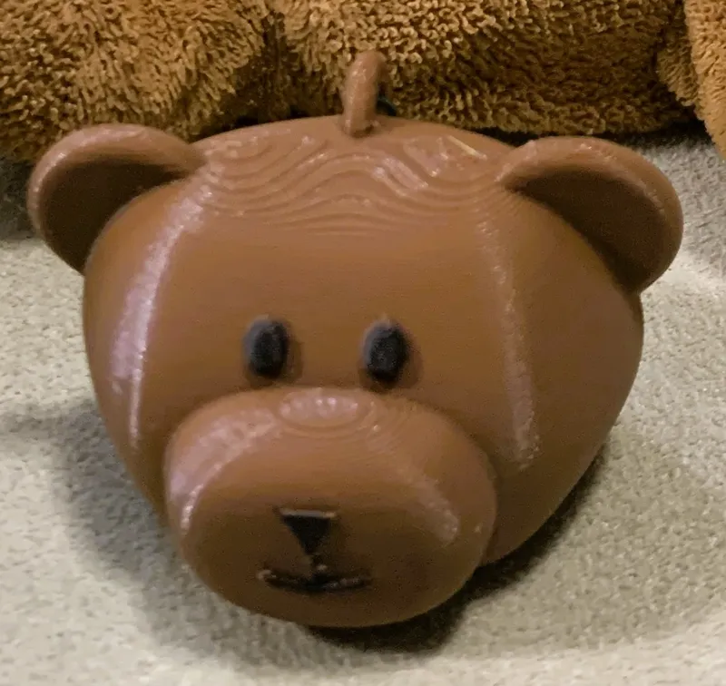 Teddybear Head Ornament