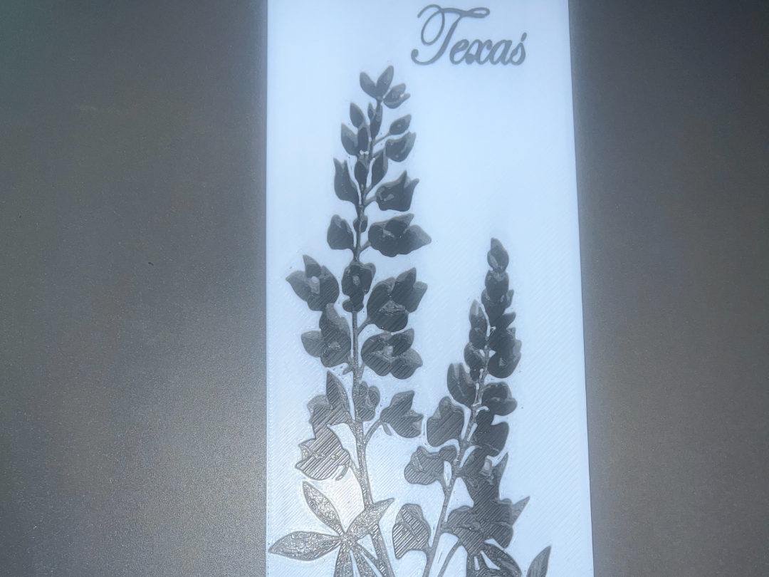 Texas Bluebonnet Bookmark
