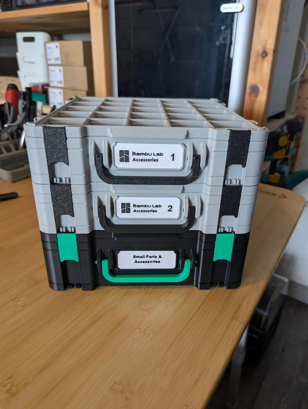 5x5 Gridfinity Box by Pred with Handle - Free 3D Print Model - MakerWorld